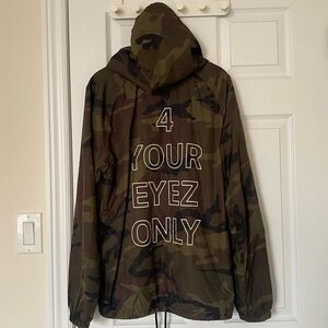 JCOLE MERCH - CAMO WINDBREAKER/JACKET